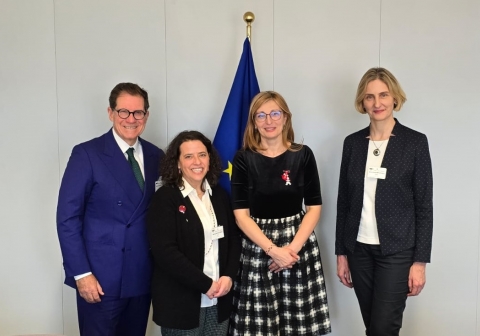 EU-LIFE meeting with Ekaterina Zaharieva, Commissioner for Startups, Research and Innovation (2024-2029)