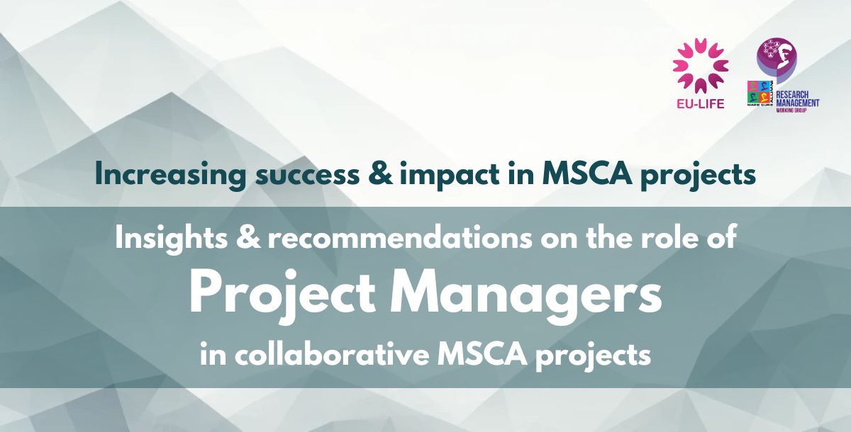 Insights and recommendations on the role of Project Managers in collaborative MSCA projects