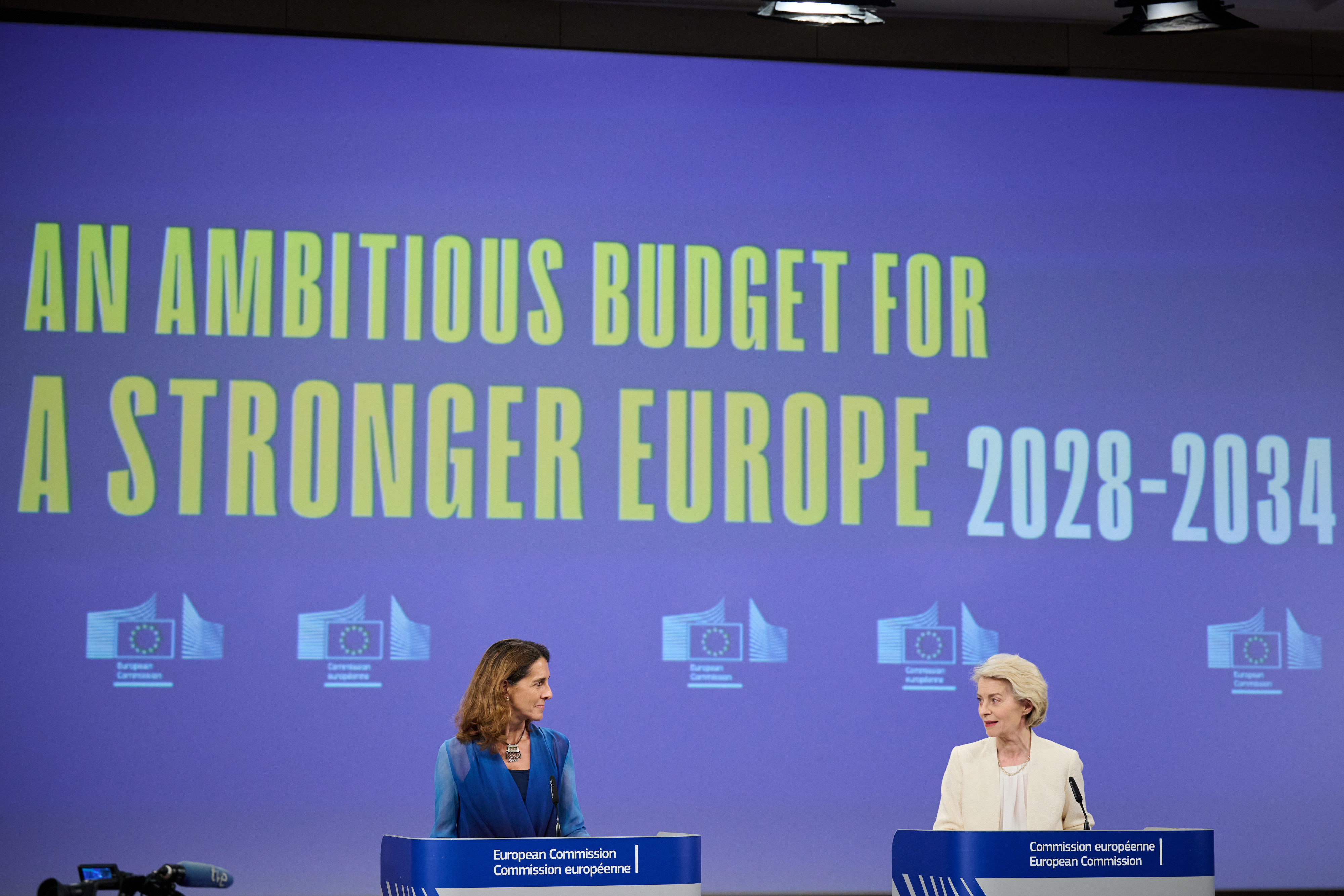 Read-out of the weekly meeting of the von der Leyen Commission by Ursula von der Leyen, President of the European Commission, on the next long-term EU budget © European Union, 2025