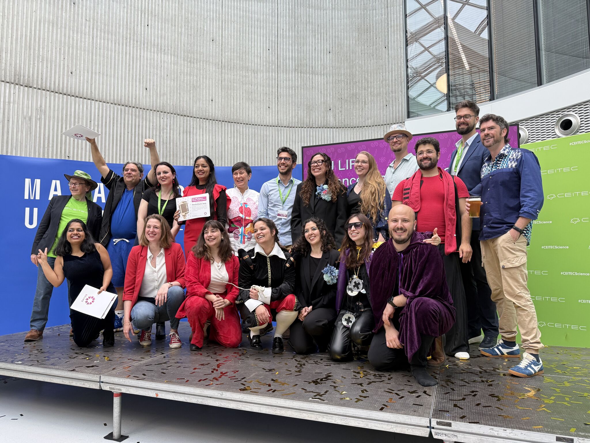 Contestants of the EU-LIFE Science Vision Talk Contest 2025 © Giorgia Guglielmi