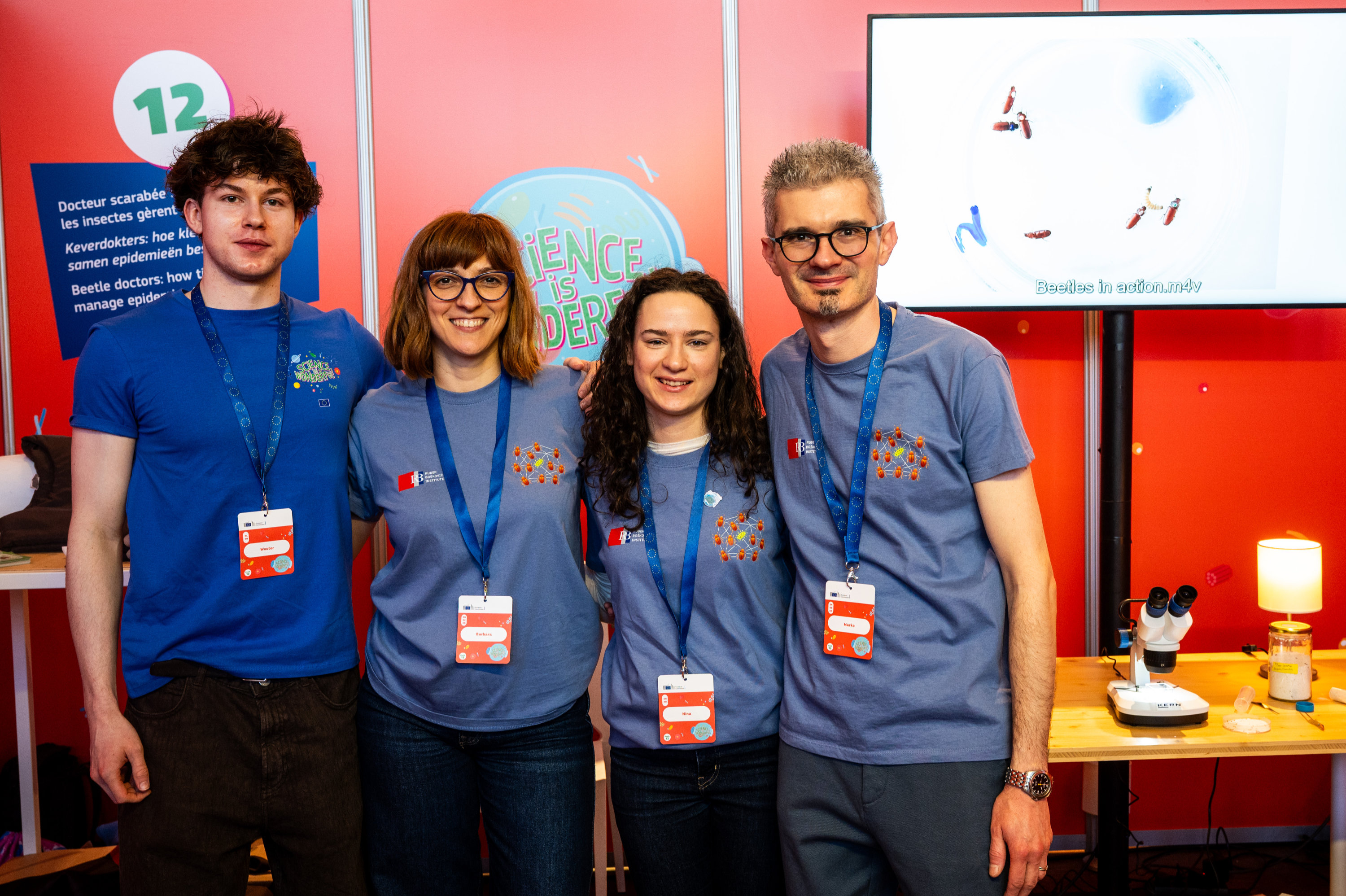 From left to right: Wouter Bouwmeester, Barbara Milutinović, Nina Randić, Marko Košiček © European Commission.