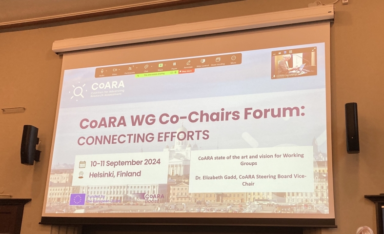 First CoARA Co-Chairs Forum: Connecting Efforts (Helsinki, Sep 2024)