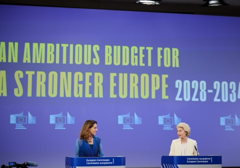 Read-out of the weekly meeting of the von der Leyen Commission by Ursula von der Leyen, President of the European Commission, on the next long-term EU budget © European Union, 2025