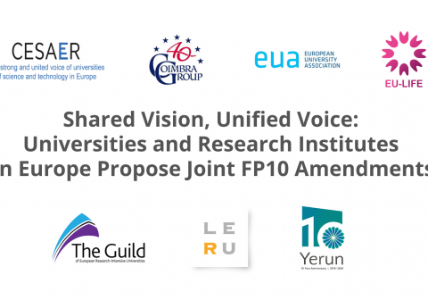 Shared vision, unified voice: universities and research institutes in Europe propose joint FP10 amendments